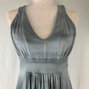 Pink Lotus Grey Purple Sleeveless Maxi Dress 19PE